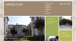 Desktop Screenshot of carriagecourtapartments.net